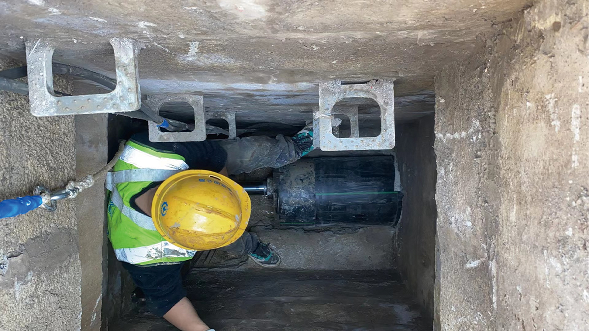 城中HDPE短管内衬法